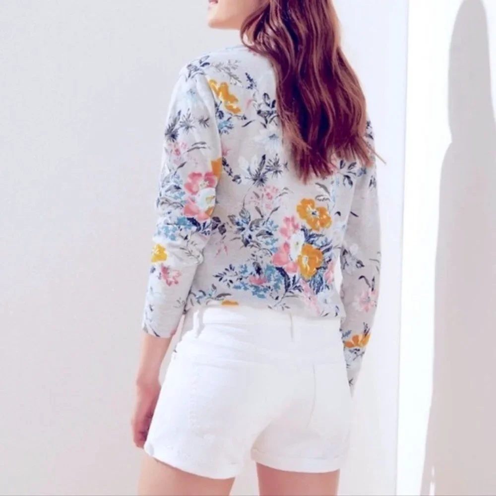 LOFT white denim
